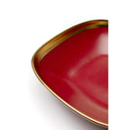 Plate Deep Vibrations Red 19cm (4/Set)