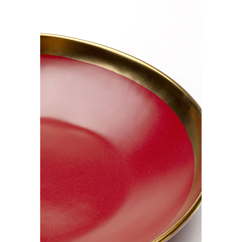 Plate Deep Vibrations Red 19cm (4/Set)