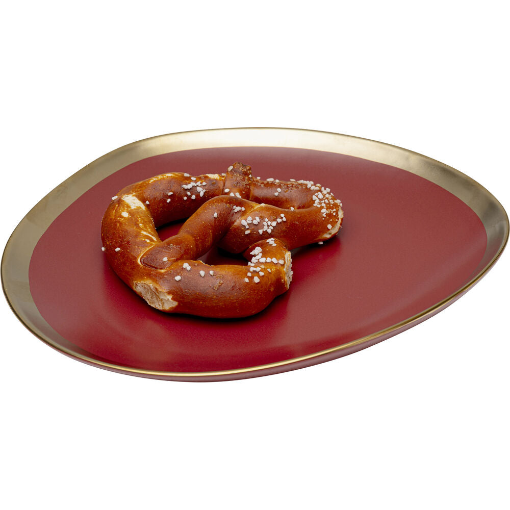 Plate Deep Vibrations Red 19cm (4/Set)