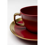 Coffee Cup Vibrations Red (4/Set)