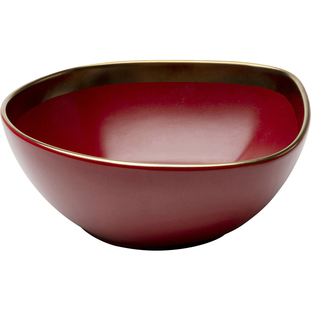 Bowl Deep Vibrations Red 18cm (4/Set)