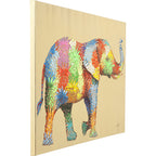 Picture Touched Flower Elefant 120x90c