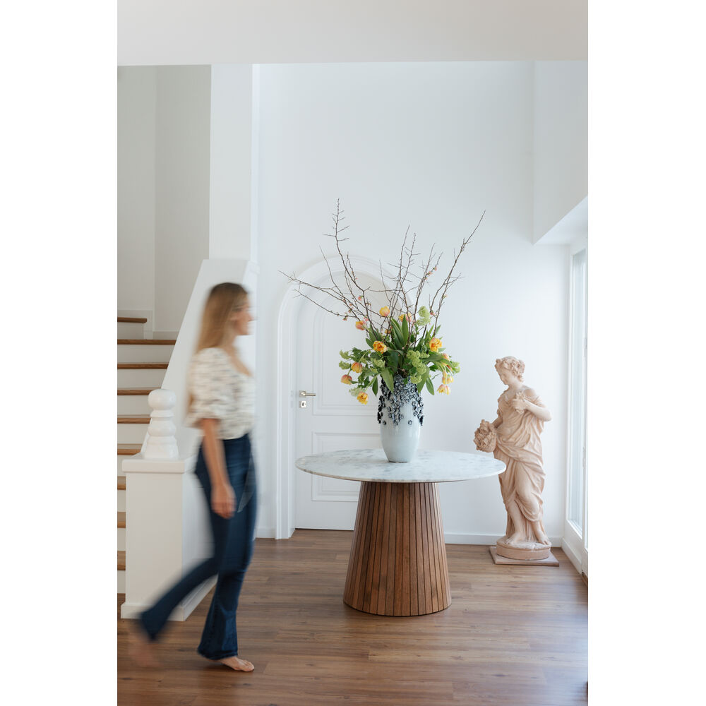 Vase Butterflies Lightblue 50cm
