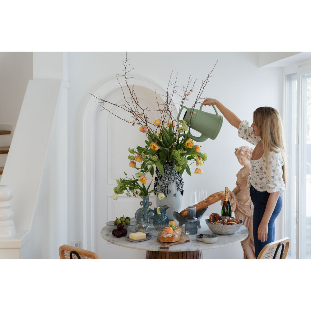 Vase Butterflies Lightblue 50cm