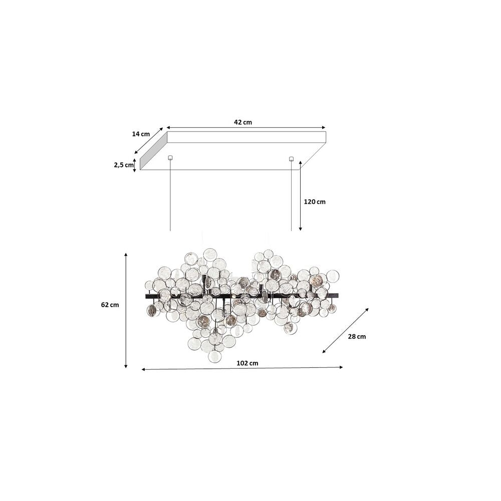 Pendant Lamp Clouds Clear