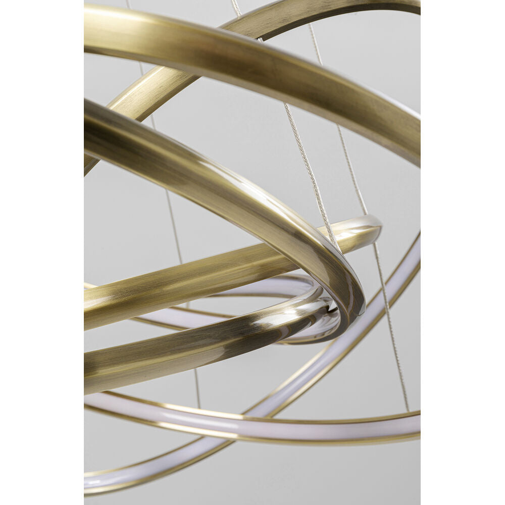 Pendant Lamp Saturn LED Gold Big