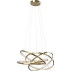 Pendant Lamp Saturn LED Gold Big