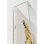 Wall Decoration Wings Gold White 120x1