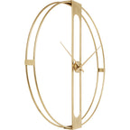 Wall Clock Clip Gold Ø107cm