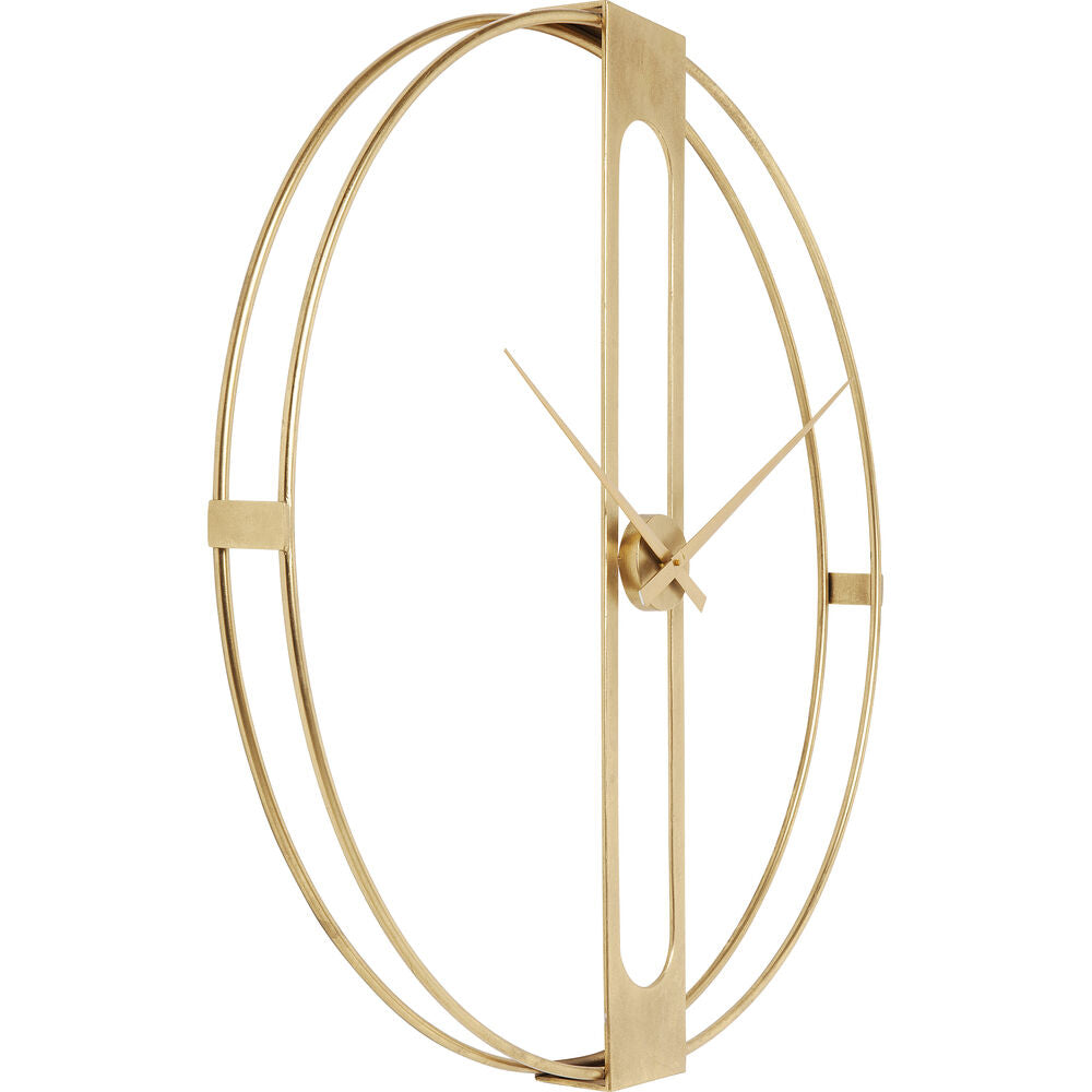 Wall Clock Clip Gold Ø107cm