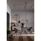 Wall Clock Clip Gold Ø107cm