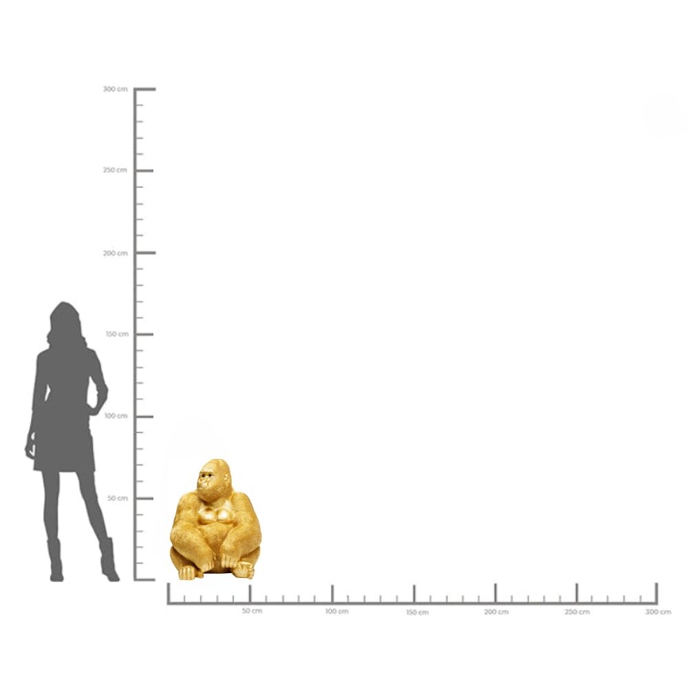 Deco Figurine Monkey Gorilla Side XL G