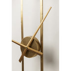 Wall Clock Clip Gold Ø60cm