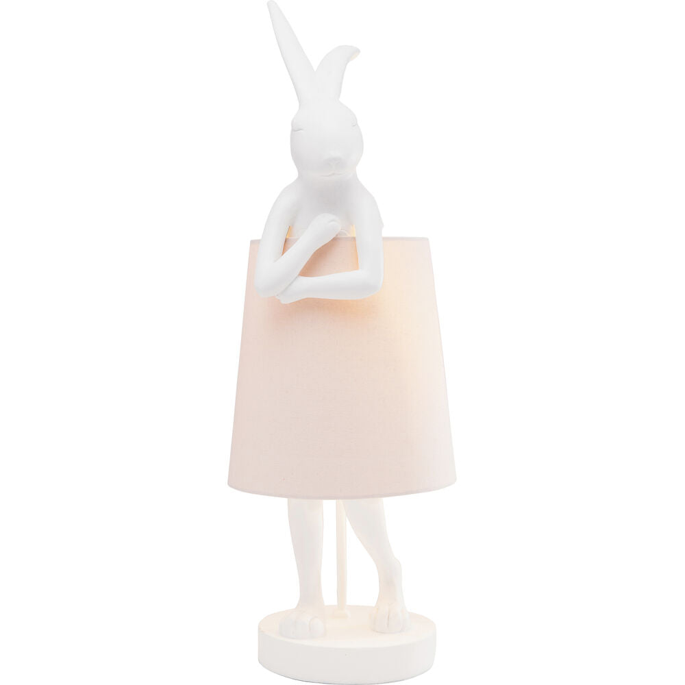 Table Lamp Animal Rabbit White 68cm