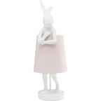 Table Lamp Animal Rabbit White 68cm
