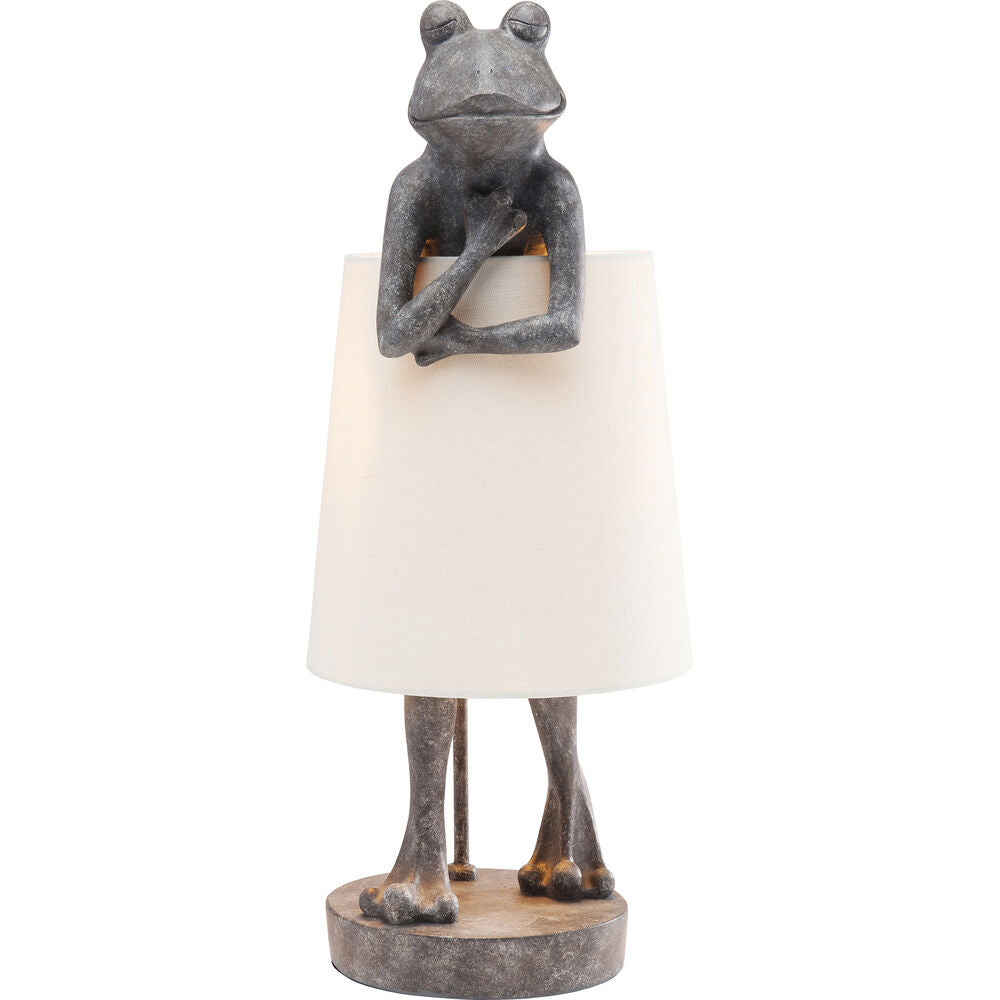 Table Lamp Animal Frog Grey