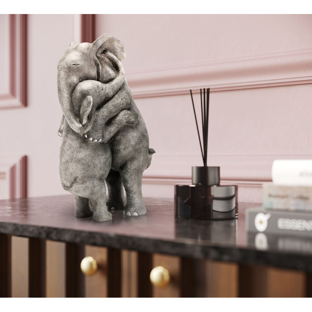 Deco Figurine Elephant Hug