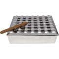 Ashtray Soho Square Silver 25x25cm