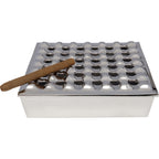 Ashtray Soho Square Silver 25x25cm