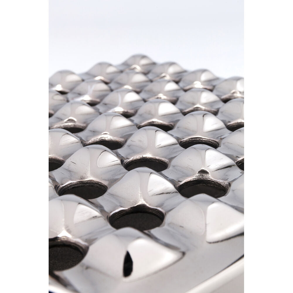 Ashtray Soho Square Silver 25x25cm