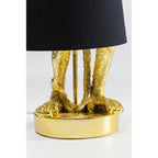 Table Lamp Animal Monkey Gold Black