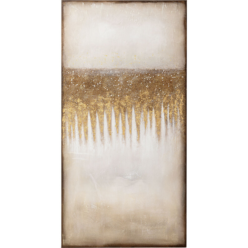 Canvas Picture Abstract Fields 100x200cm