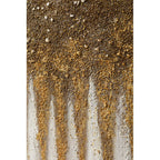 Canvas Picture Abstract Fields 100x200cm