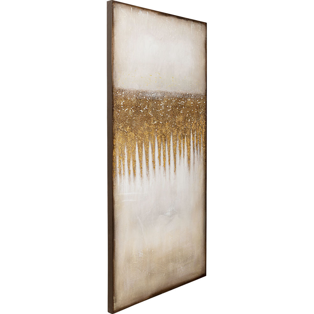 Canvas Picture Abstract Fields 100x200cm