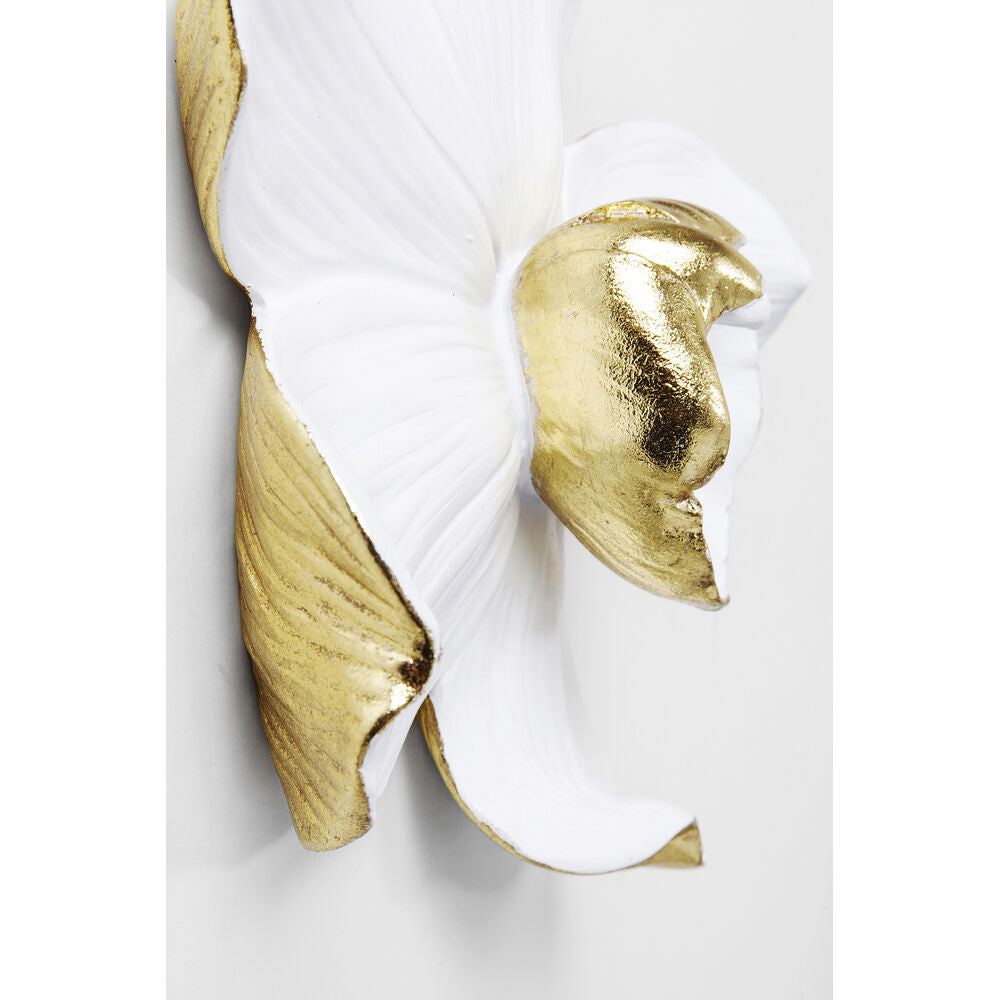 Wall Decoration Orchid White 24x25cm