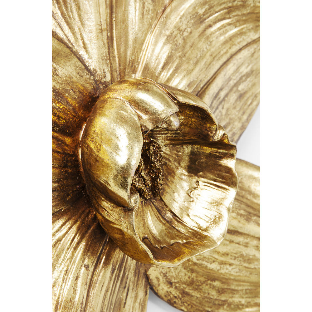 Wall Decoration Orchid Gold 44 Cm