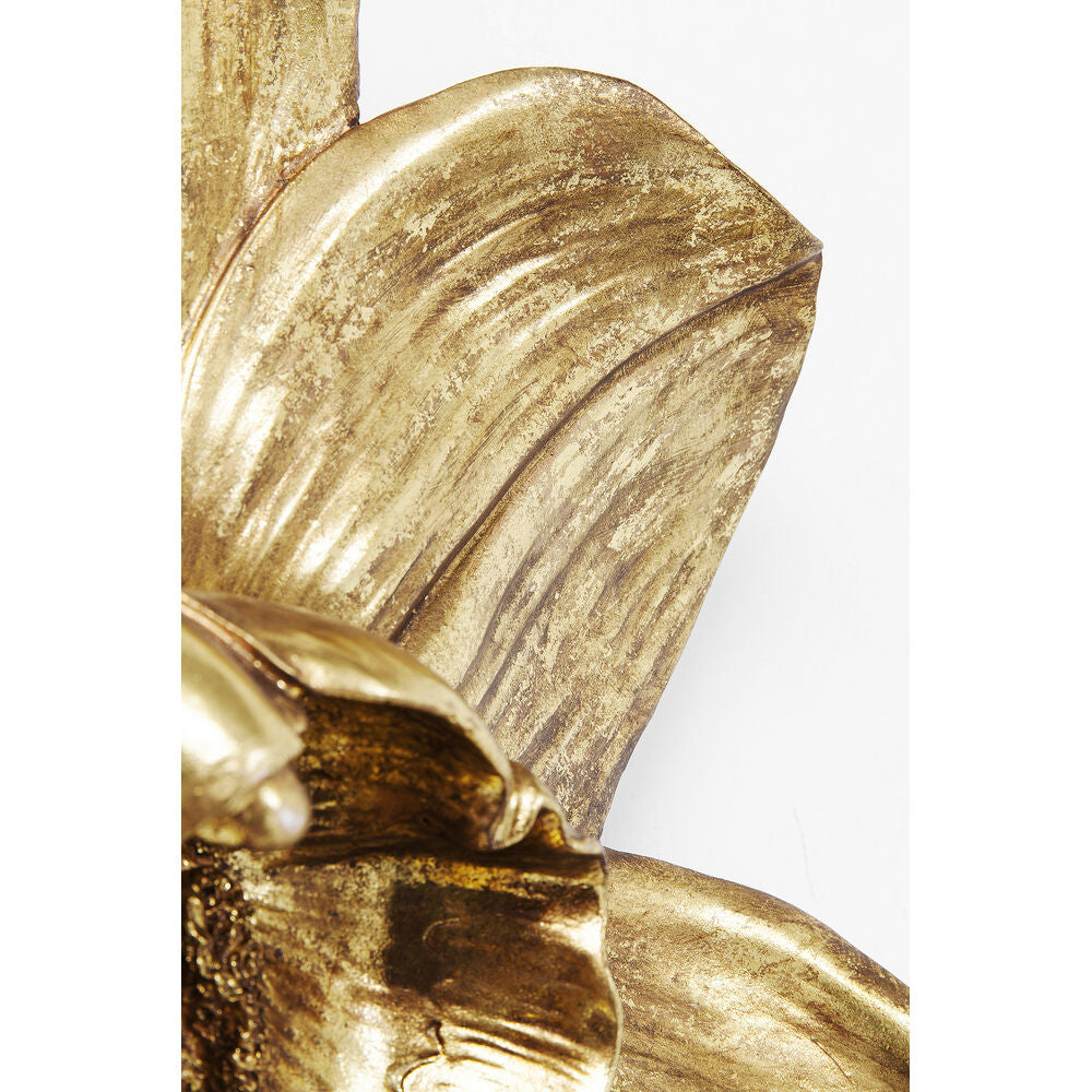Wall Decoration Orchid Gold 44 Cm