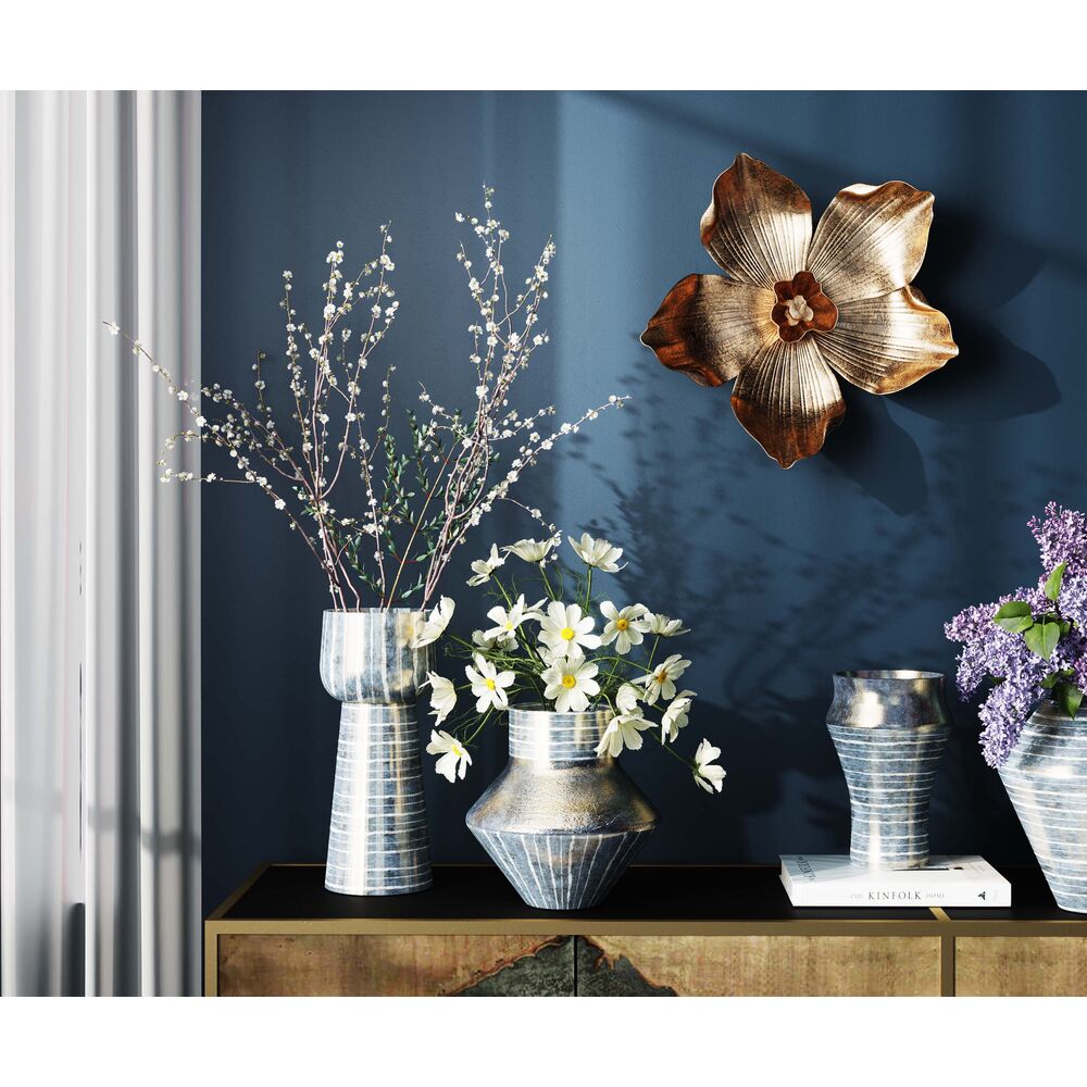 Wall Decoration Orchid Gold 44 Cm