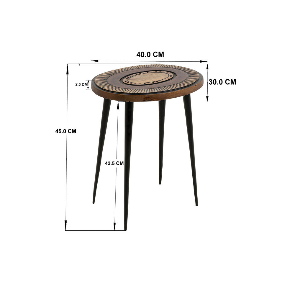 Side Table Medina Oval 40x30cm