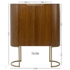 Bar Cabinet Giorgio 115x142cm
