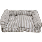 Dog/Cat Bed Stripes Grey