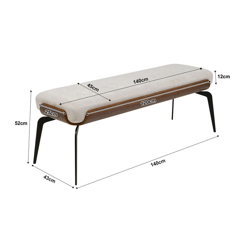 Bench Marc 140cm