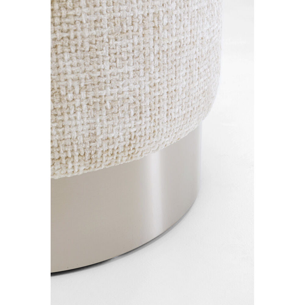 Stool Berry High Silver Beige Ø39cm