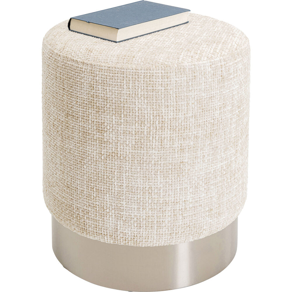 Stool Berry High Silver Beige Ø39cm