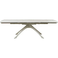 Extension Table Lana Greige 180(40+40)x90cm