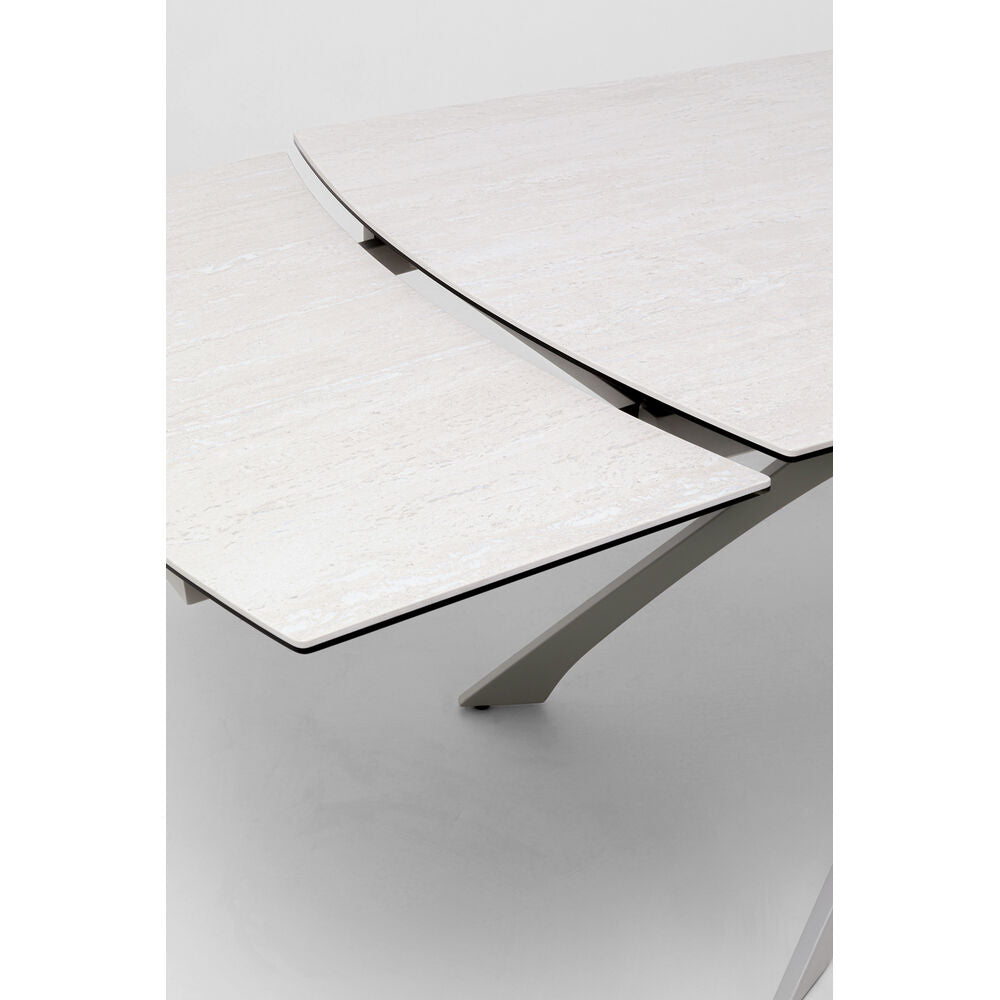 Extension Table Lana Greige 180(40+40)x90cm