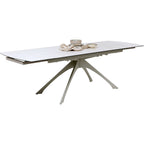 Extension Table Lana Greige 180(40+40)x90cm