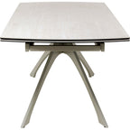 Extension Table Lana Greige 180(40+40)x90cm