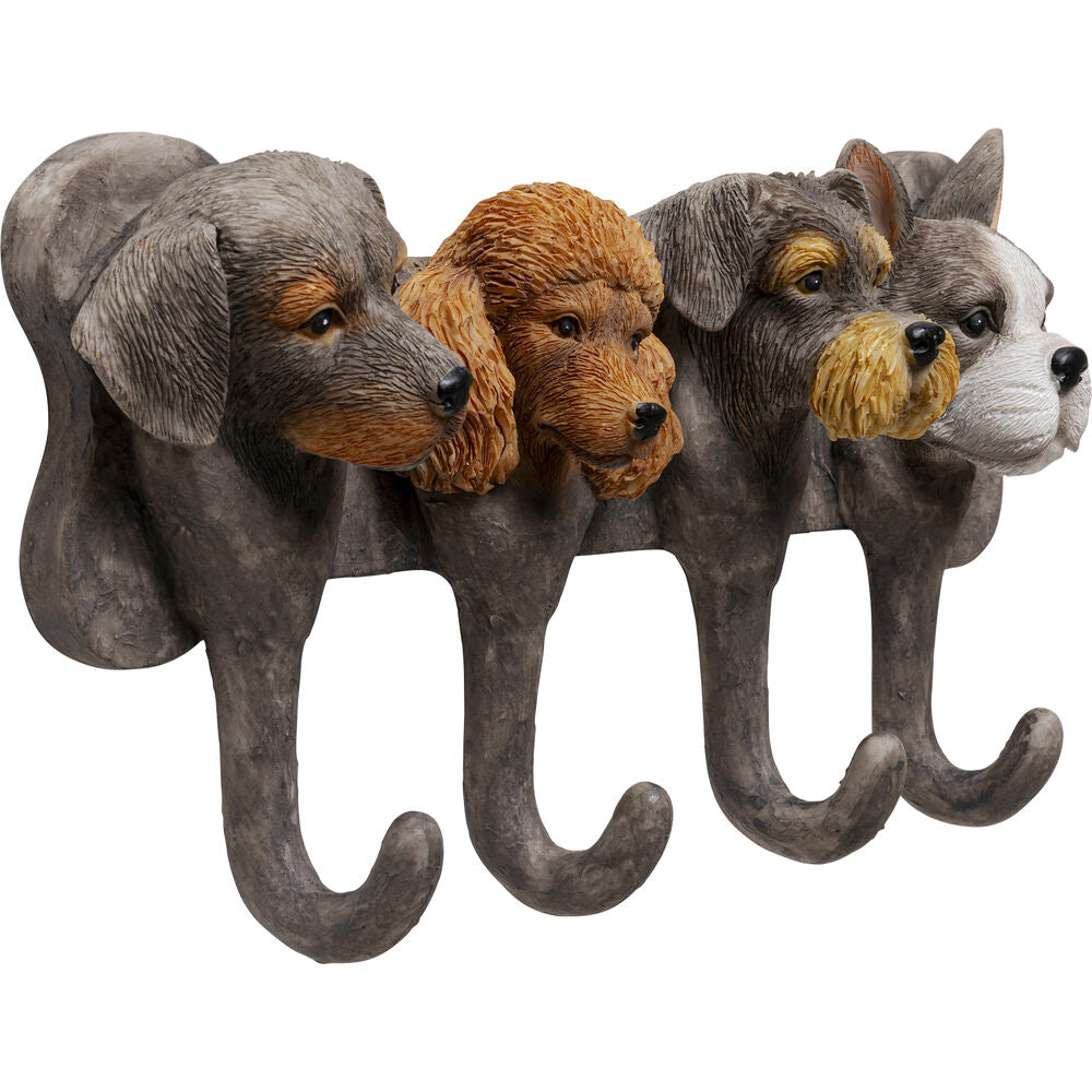 Coat Rack Dog Family 31cm