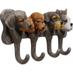 Coat Rack Dog Family 31cm