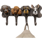 Coat Rack Dog Family 31cm