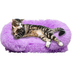 Dog/Cat Bed Fluffy Purple