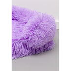 Dog/Cat Bed Fluffy Purple