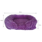 Dog/Cat Bed Fluffy Purple