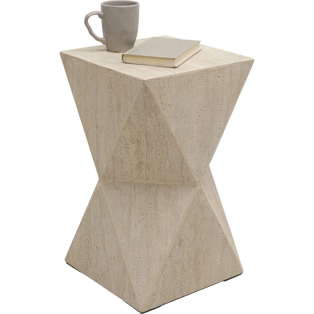 Side Table Travertino 54cm