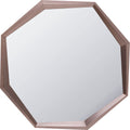Wall Mirror Octagon Coffee 120x120cm